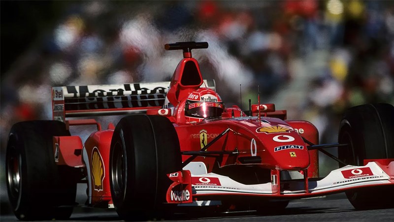 F1 cars for sale Schumacher front action