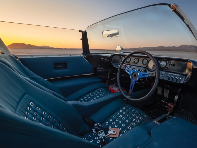 GT40 roadster for auction interior