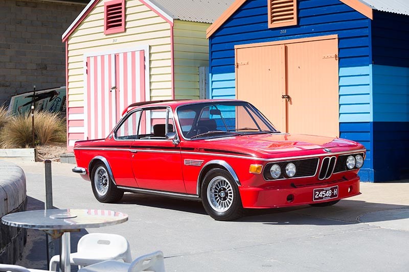 BMW E9 CSL front side