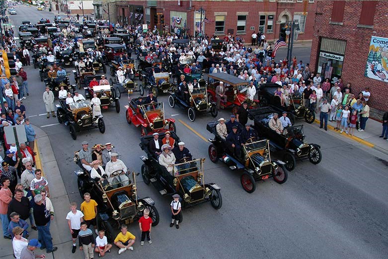 Ford Model T convention group