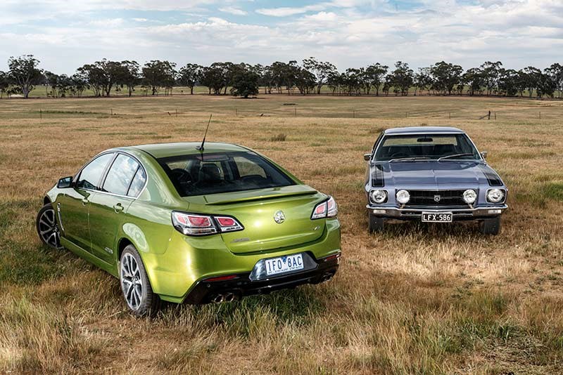 The first and last of the Holden SS line: HQ & 2016 SS-V