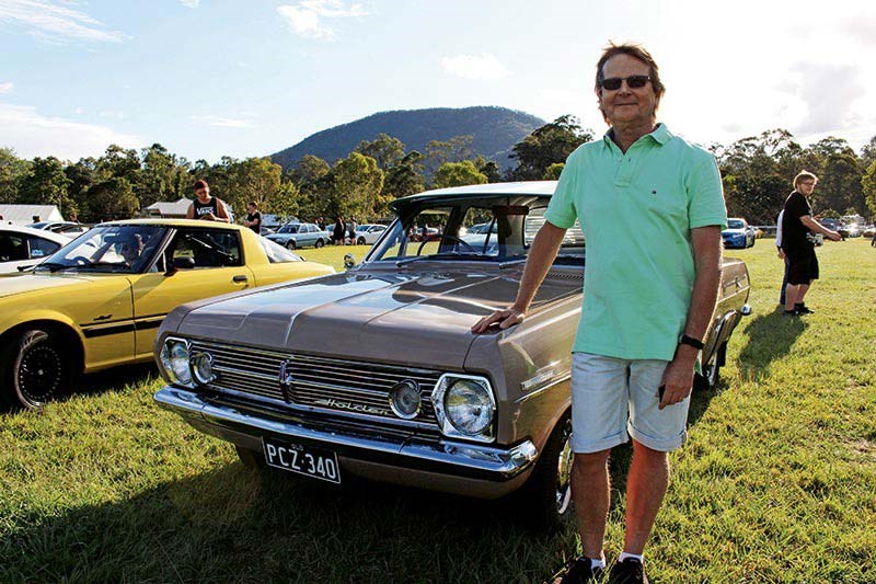 Keith Bostock with his Holden HR Special