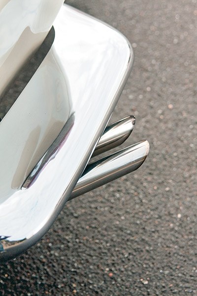Even the P1800's tail pipes look good