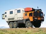Overland Kiwi started life as a German military MAN Kat 1 6x6 fuel carrier.