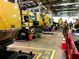 The workshop at Bison Freight