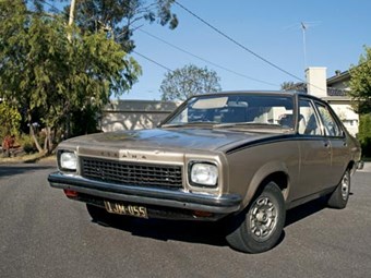 1975 Holden LH Torana: Our shed