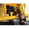 Komatsu National Business Manager (Construction) Amber Rickard explains the intricacies of the HB335LC hybrid excavator.