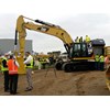 The Caterpillar 336E Hybrid being demoed at Melbourne distributorship William Adams.