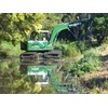 The Heking HK150SD floating excavator at work on the Gold Coast.