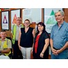 Brisbane Bus Lines administrative team members Mark Town, Wayne Simkin, Leith Gosney, Shannon Rowe and Steve Jackson