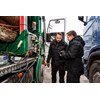 Filip Strandberg and Peter stberg from powertrain testing company AVL checking the test equipment low res