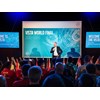 Volvo Trucks president Claes Nilsson welcomes the Vista competitors to Gothenburg.