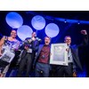 The Kiruna Wagon team celebrate winning the Swedish Steel Prize 2017