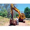 Ron Horner and 1968 Kato 750G excavator