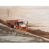 Doosan DA40 articulated dump truck on dirt road