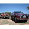Mitsubishi Pajero Sport GLS SUV towing trailer