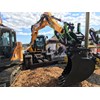 JCB Hydradig 110W is a A 11.2-tonne digging, lifting, tool-carrying machine that looks like a rubber-tyred excavator but is so much more