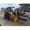 The Case SV185 Skid Steer Loader is a vertical lift machine, engineered for lift and carry jobs