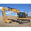 The Cat 335F L CR excavator is a 37-tonner with a decent blade attached.