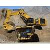 The new Cat 6015B face shovel at work