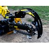 You can start trenching with the heavy-duty crumber in the ground.