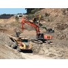 Parade of nations: Hitachi, Cat and Heking working together.