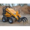 The Hysoon HY380 mini skid steer loader