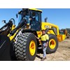 Ron Horner with the new JCB 457HT wheel loader.