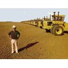 Jack Fletcher with a fleet of Steiger Tractors for his 250-square-kilometre Camballin Farms.