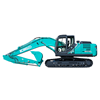 The new Kobelco SK210LC-10 excavator.