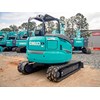 The new Kobelco boasts a particularly quiet 75dB 1m back and 1.5m in height from the rear of the machine.