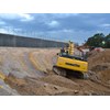The Komatsu PC300LC-8 excavator is ideal for final trim work.