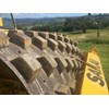 Close up of roller pads on drum