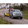 Ford Ranger ute towing tools downhill