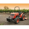 Small tractor in vineyard