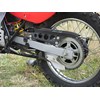 Very few places for mud to collect here, plus the open chain is easier to oil