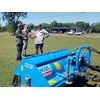 Beau Fitzmaurice Farm World NT’s commissioning mechanic, Ian Jacobsen DPIR operator and Peter Hopkinson, CPRF Manager
