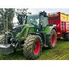 The Fendt 716 S4 tractor pulling the Herron trailer