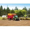 The Deutz-Fahr 6165 TTV pulls a 21-tonne trailer