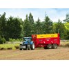 The New Holland T7 .225 pulling a herron trailer