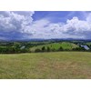The lush surrounding paddocks