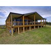 The front verandah of the house