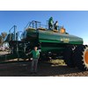 Simplicity sales manager Cameron Jordan says farmers were clambering all over the massive 30,000-litre trail behind air-seeder cart, eager to get a closer look.