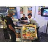 Graham Gardiner, Ben Zappala and Peter Townsend man the Bauer Trader Media stand at DDT.