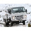 The Fuso Canter 4x4 Crew Cabis available in light truck 6500kg GVM guise or can be down rated to a car licence friendly 4500kg GVM.