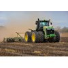 John Deere 9410R tractor wih scarifier