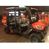 Kubota’s 4WD diesel RTV X1140 UTV features a 1123cc, 3-cylinder Kubota engine that produces 24.8hp @3000rpm and has a variable hydro transmission. It converts from a two-seater to a four-seater in about 40 seconds.