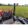 The M100GX is the only tractor to have incorporated an armrest control console.