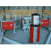 Milk distributed through the system is kept at a precise temperature.