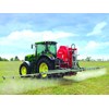 The 1600-litre-tank Silvan Linkage Sprayer has a BP125/20 oil-backed diaphragm pump with optional 14-metre cross fold (pictured).